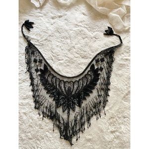 Black Sequin Bolero Shawl Wrap